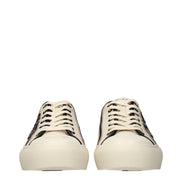 Jimmy Choo Beige Fabric Low Top Sneakers