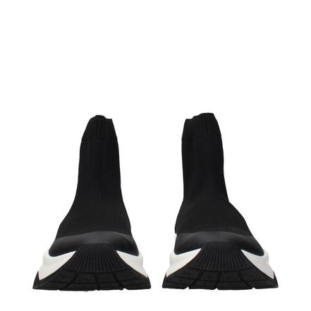 Jimmy Choo Black Fabric Ankle Boots