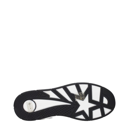 Jimmy Choo Black Leather Low Top Sneakers