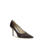 Jimmy Choo Brown Calf Leather High Heel Pumps