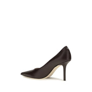Jimmy Choo Brown Calf Leather High Heel Pumps