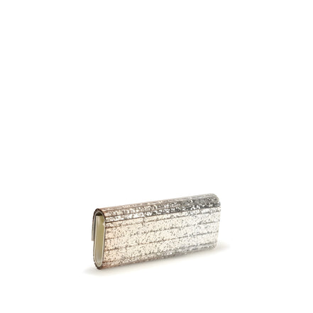 Jimmy Choo Gold Plexiglass Clutch Bag