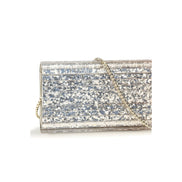 Jimmy Choo Gold Plexiglass Clutch Bag