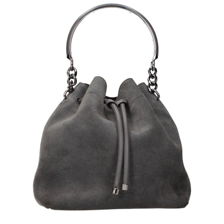 Jimmy Choo Gray Leather Handbag