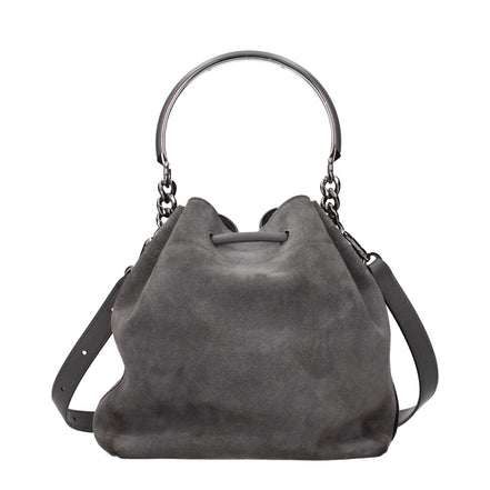 Jimmy Choo Gray Leather Handbag