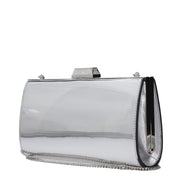 Jimmy Choo Grey Leather Clutch Bag