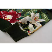 Dolce & Gabbana Jungle Wool Silk Logo Sweater