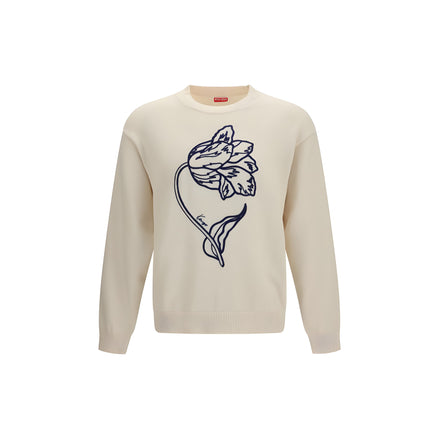 Kenzo Beige Cotton Sweatshirt