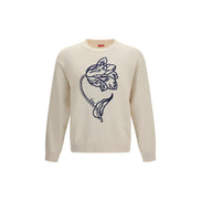 Kenzo Beige Cotton Sweatshirt