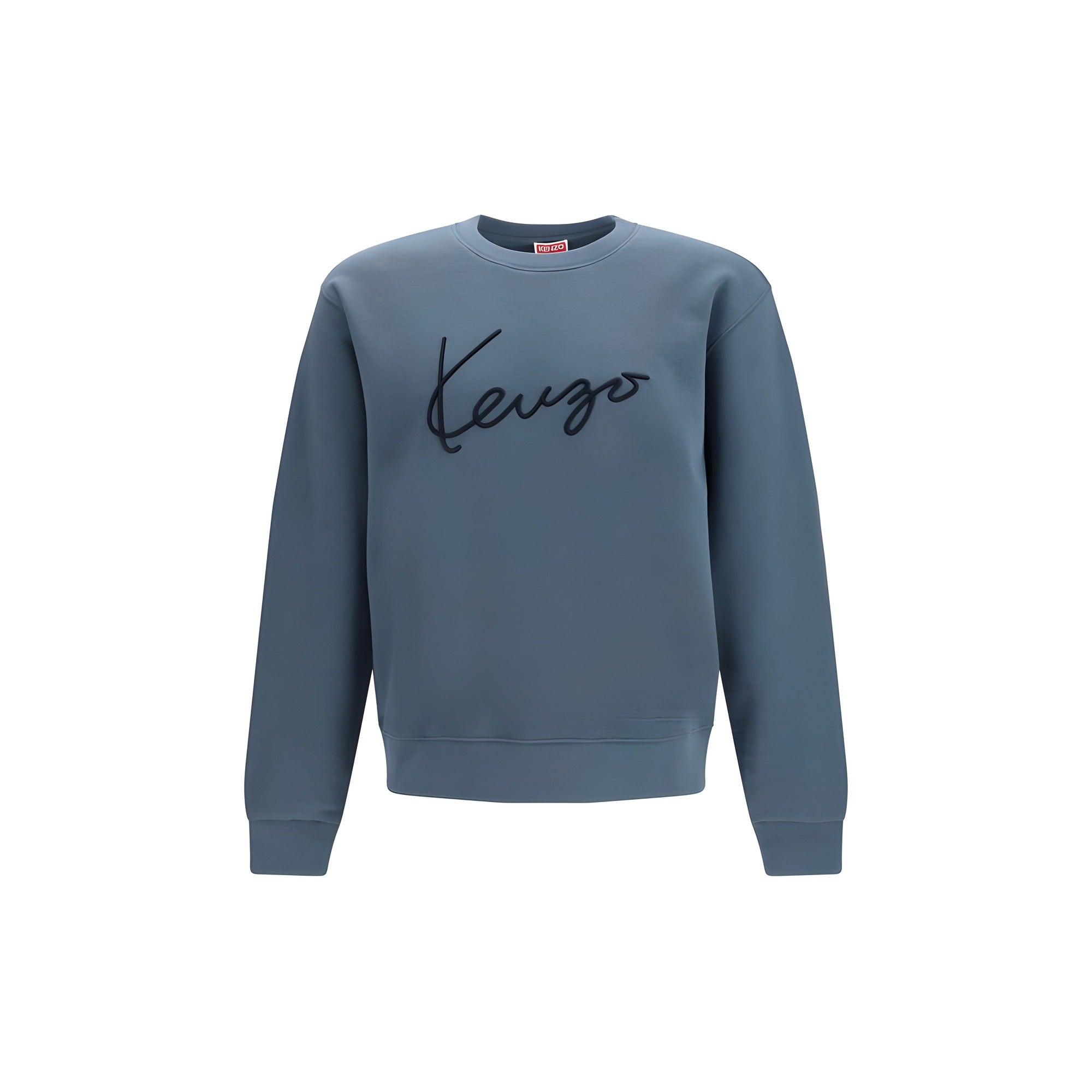 Kenzo Blue Cotton Sweatshirt
