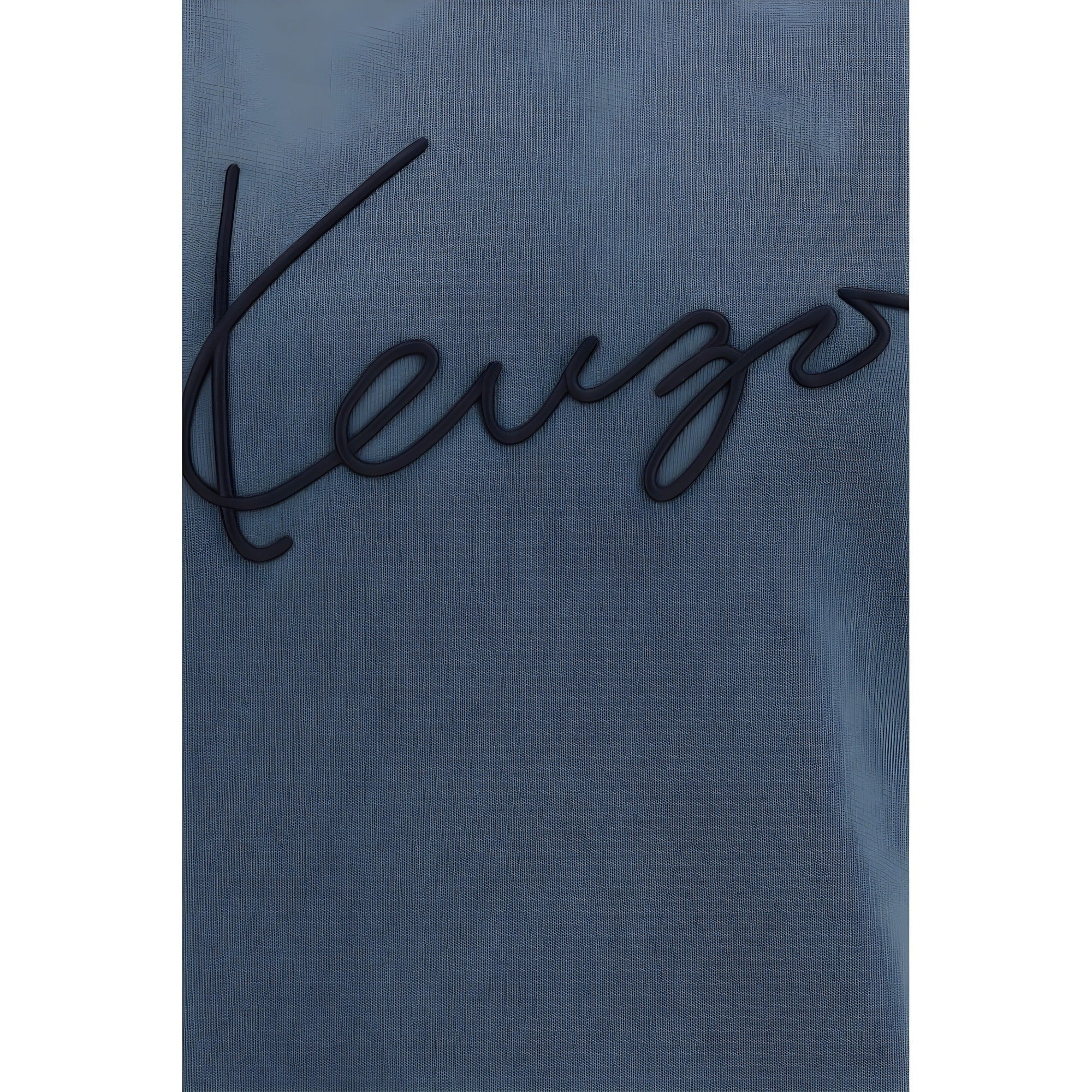 Kenzo Blue Cotton Sweatshirt