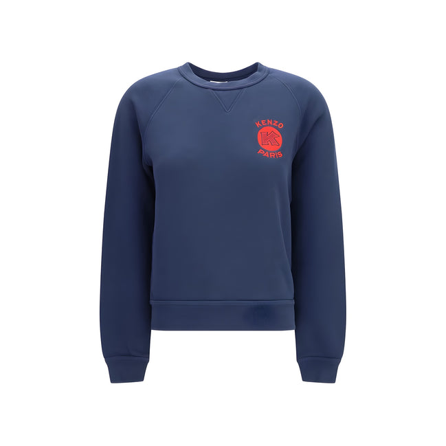 Kenzo Blue Cotton Sweatshirt
