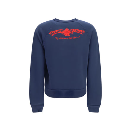 Kenzo Blue Cotton Sweatshirt