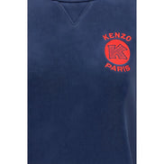 Kenzo Blue Cotton Sweatshirt