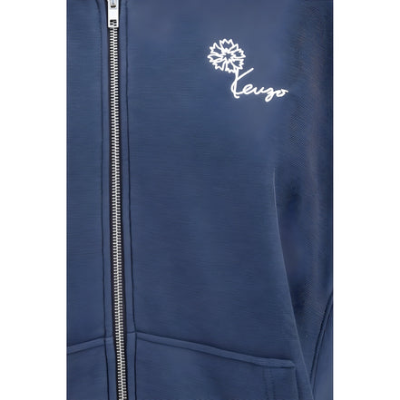 Kenzo Blue Cotton Sweatshirt