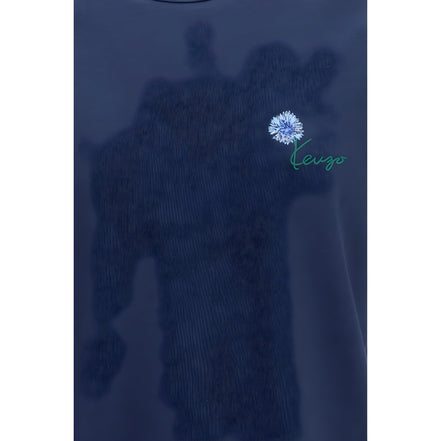 Kenzo Blue Cotton T-Shirt