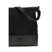 Maison Margiela Black Calf Leather Shoulder Bag