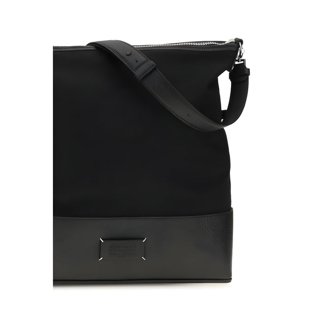 Maison Margiela Black Calf Leather Shoulder Bag