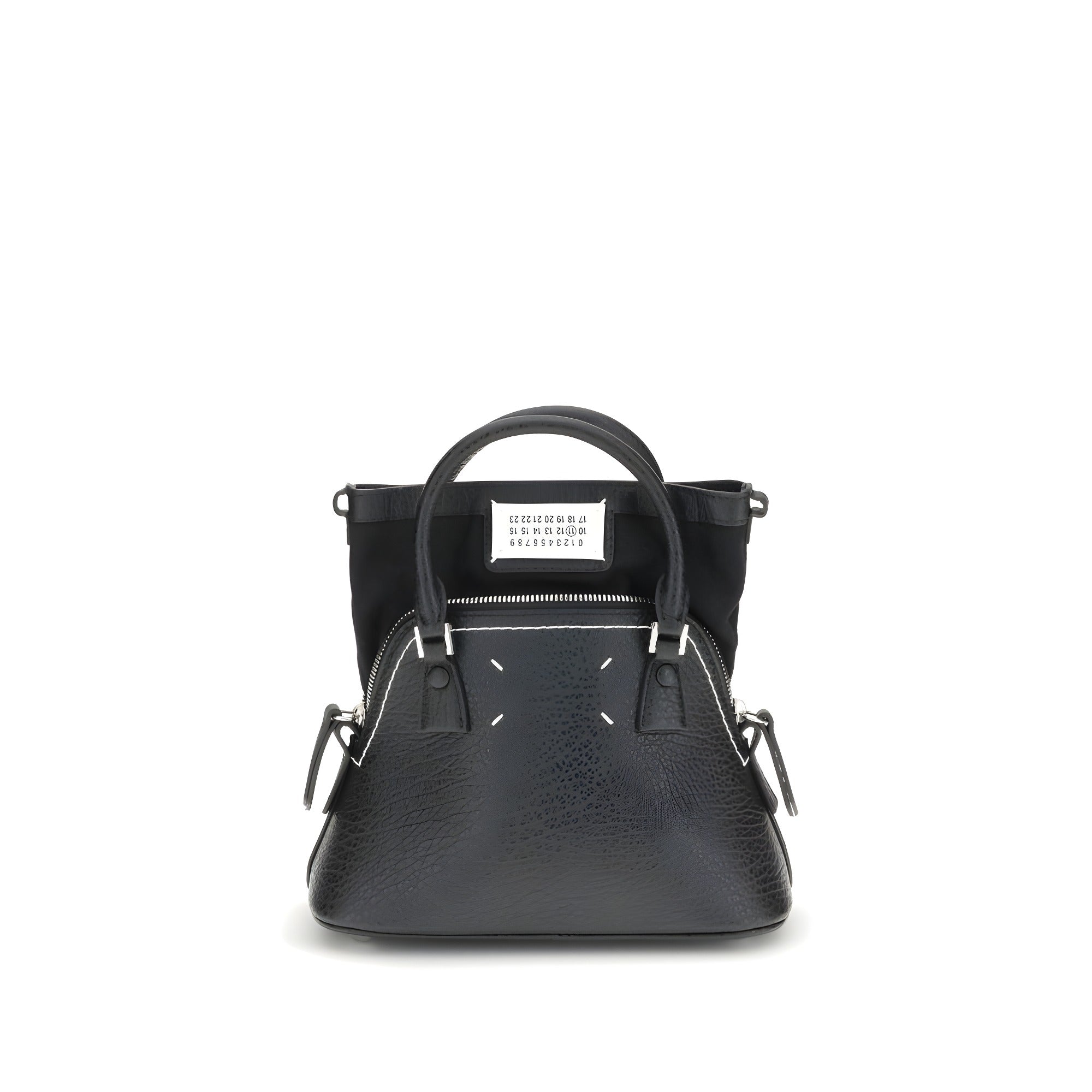 Maison Margiela Black Calf Leather Shoulder Bag