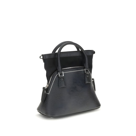 Maison Margiela Black Calf Leather Shoulder Bag