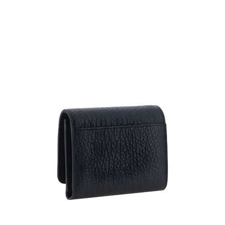 Maison Margiela Black Calf Leather Wallet