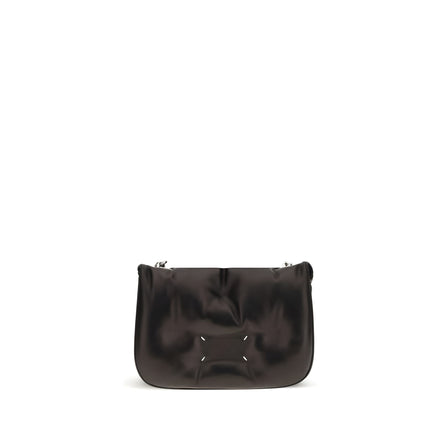 Maison Margiela Black Leather Shoulder Bag
