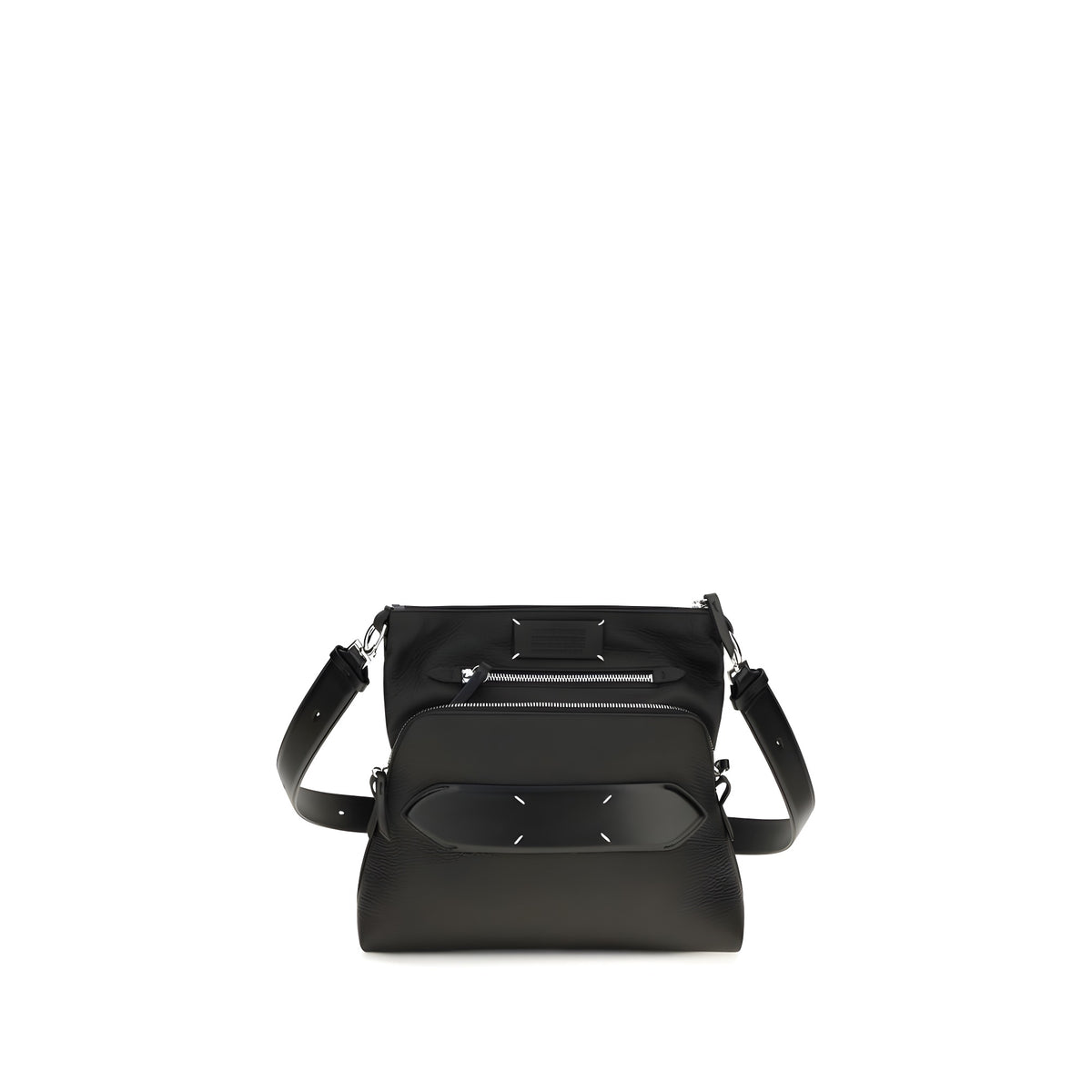 Maison Margiela Black Lambskin Shoulder Bag