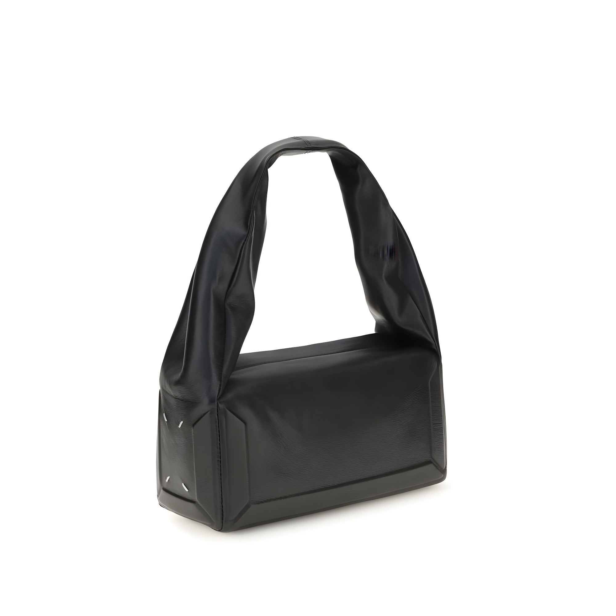 Maison Margiela Black Leather Handbag