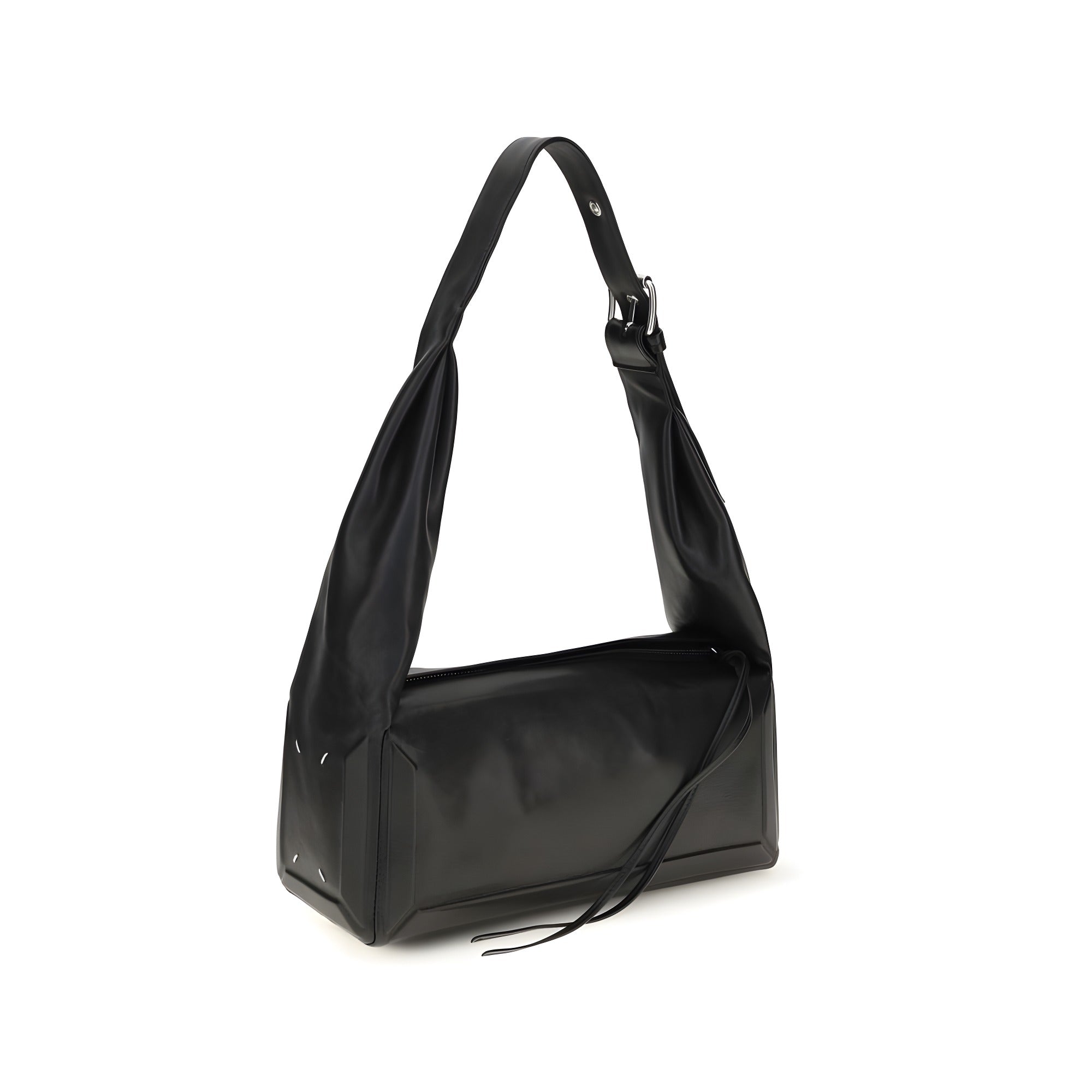 Maison Margiela Black Leather Shoulder Bag