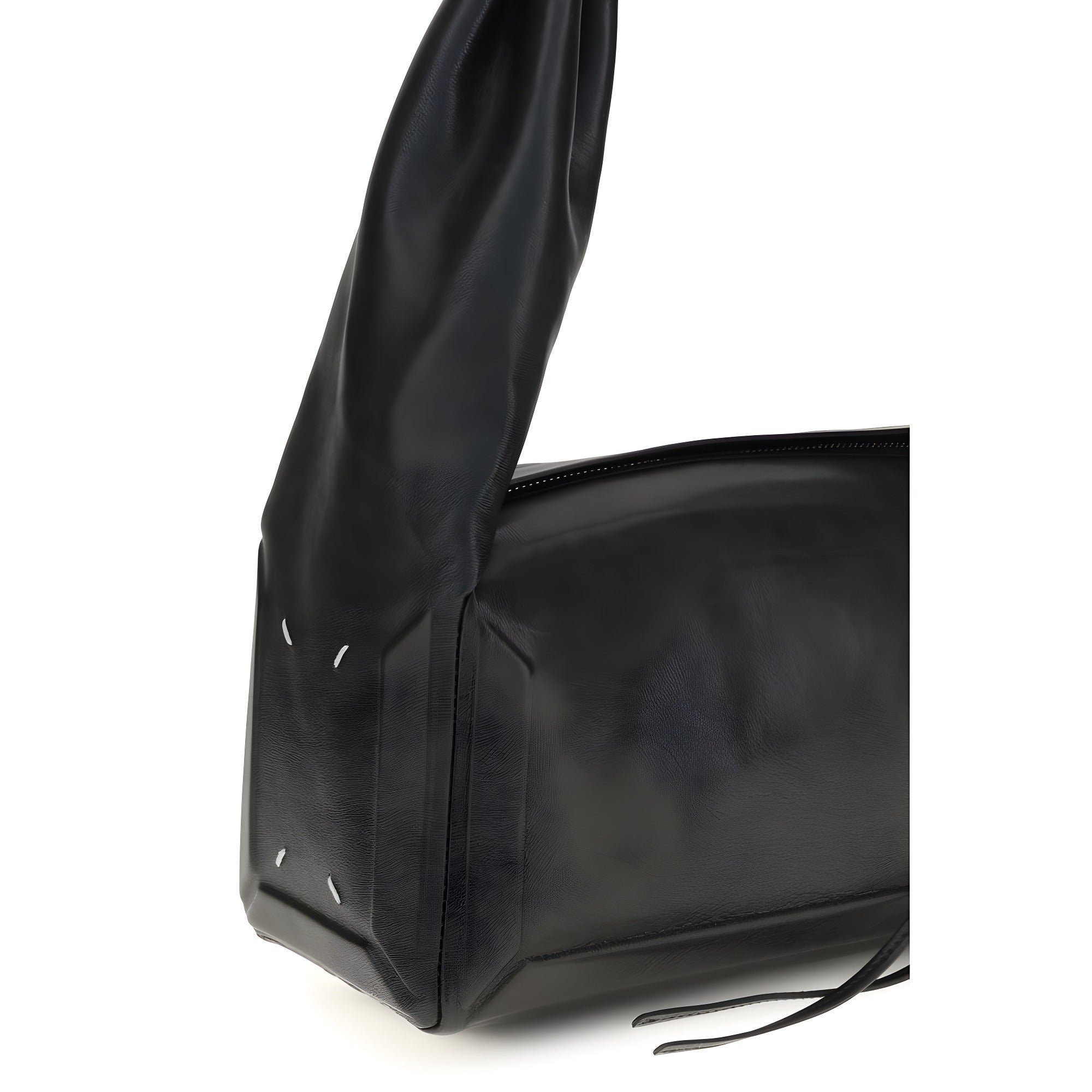 Maison Margiela Black Leather Shoulder Bag