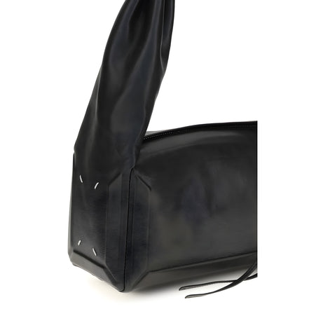 Maison Margiela Black Leather Shoulder Bag
