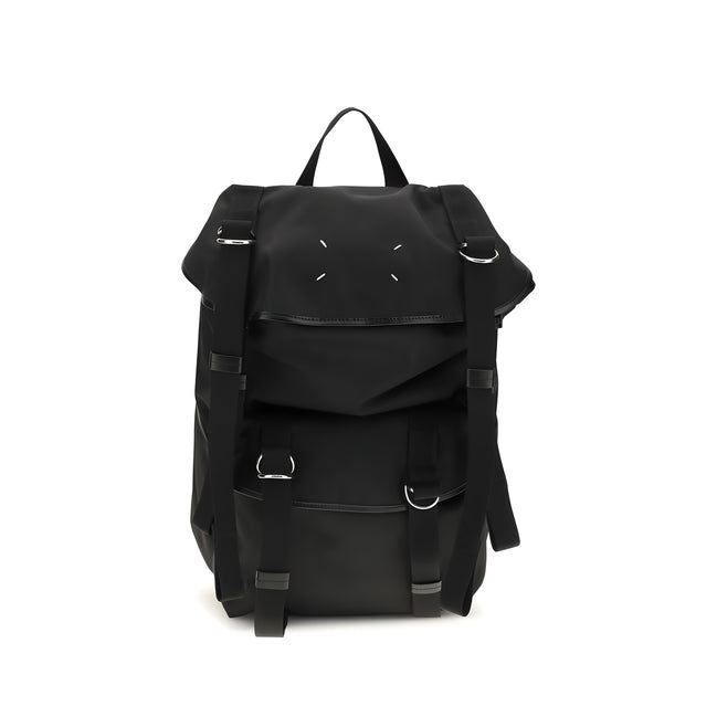 Maison Margiela Black Nylon Backpack