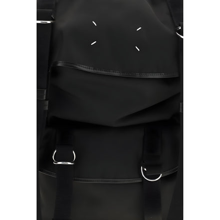 Maison Margiela Black Nylon Backpack