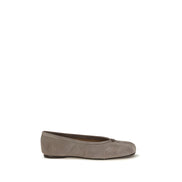 Maison Margiela Gray Calf Leather Ballet Flats