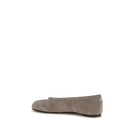 Maison Margiela Gray Calf Leather Ballet Flats