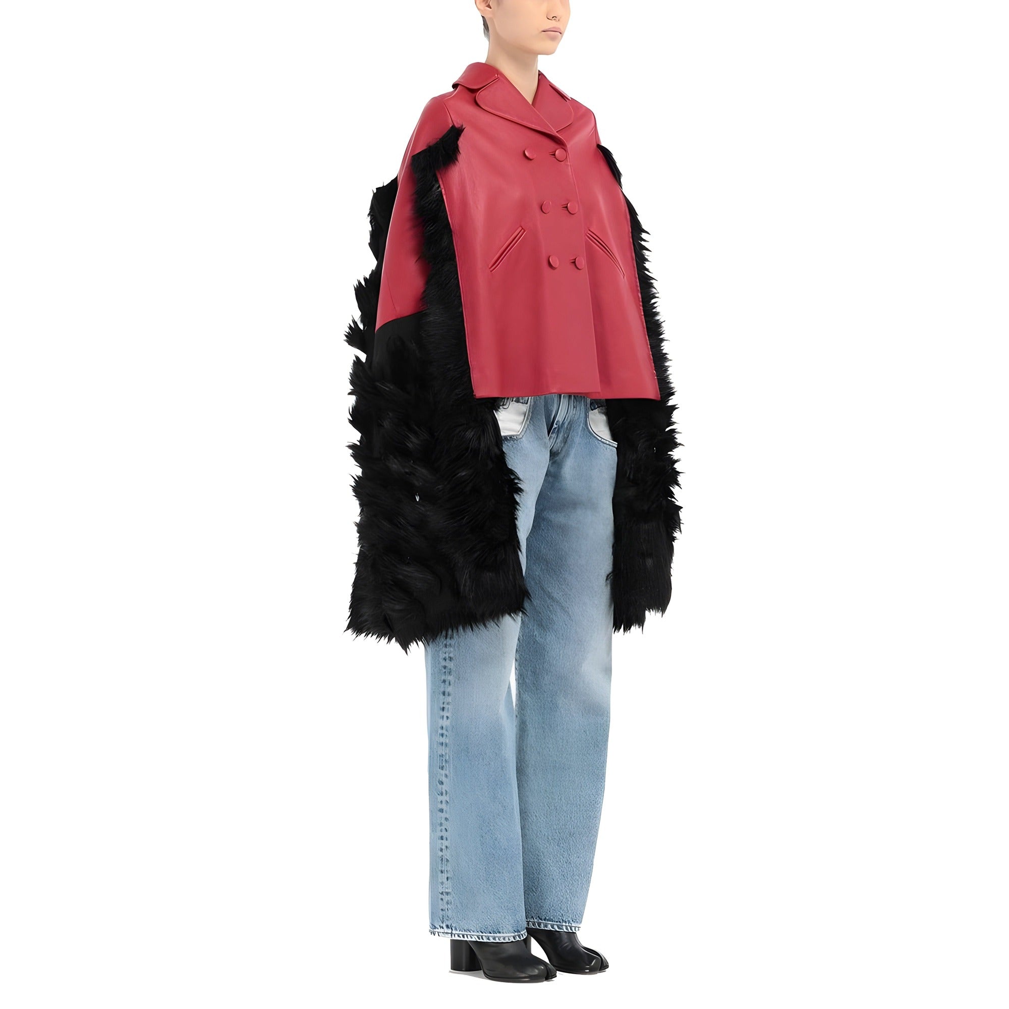Maison Margiela Multicolor Leather Cloacks
