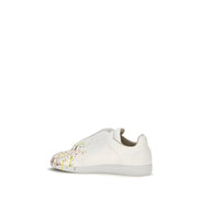 Maison Margiela White Leather Low Top Sneakers
