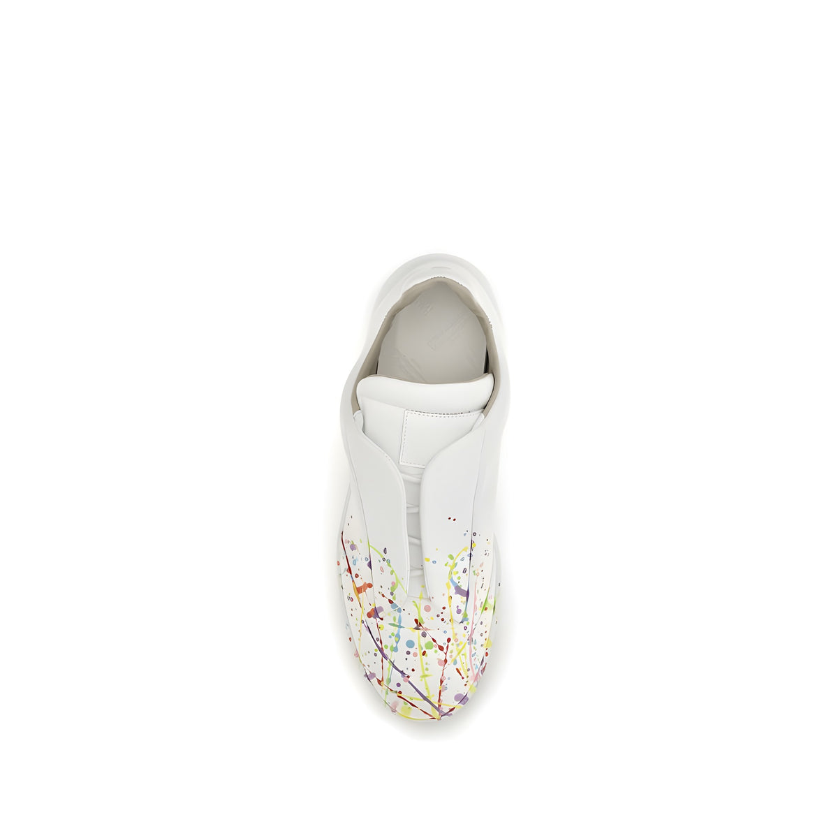 Maison Margiela White Leather Low Top Sneakers