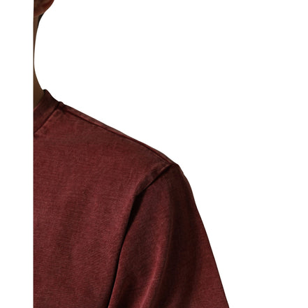Dolce & Gabbana Maroon Print Round Neck Short Sleeve T-shirt
