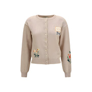 Max Mara Beige Cotton Cardigan