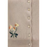 Max Mara Beige Cotton Cardigan