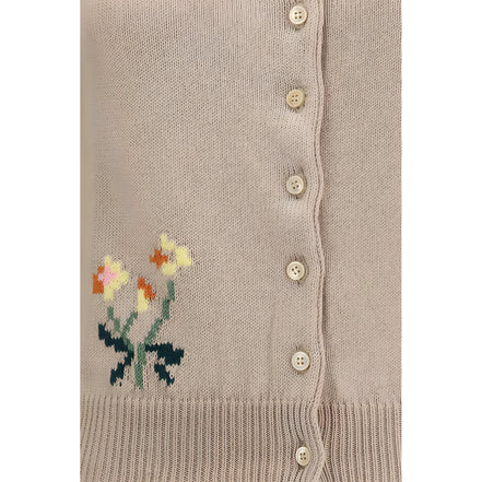 Max Mara Beige Cotton Cardigan