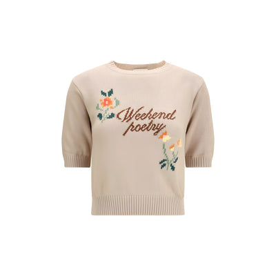 Max Mara Beige Cotton Sweatshirt