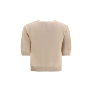 Max Mara Beige Cotton Sweatshirt