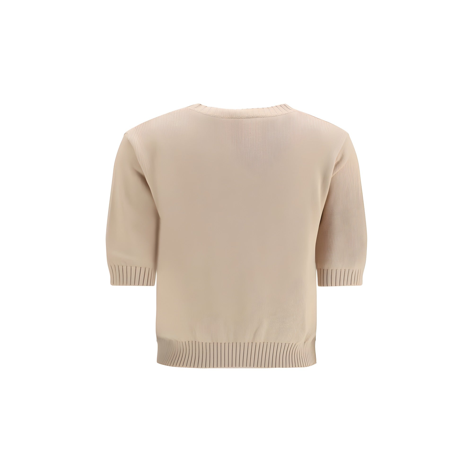 Max Mara Beige Cotton Sweatshirt