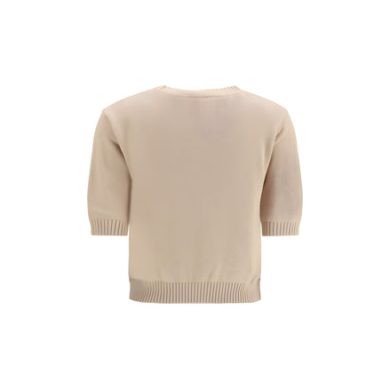 Max Mara Beige Cotton Sweatshirt