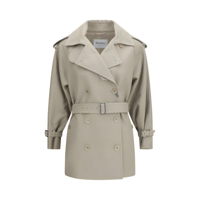 Max Mara Beige Cotton Trench Coat