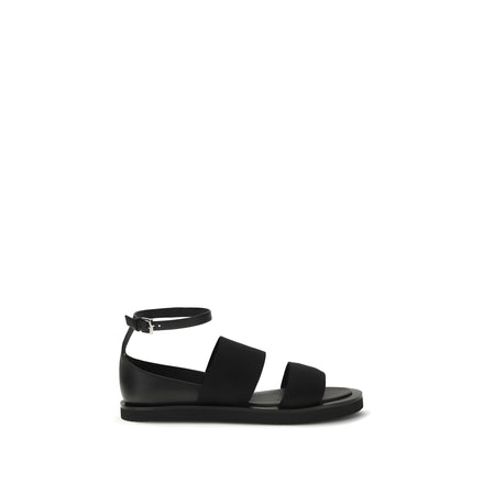 Max Mara Black Flat Sandals