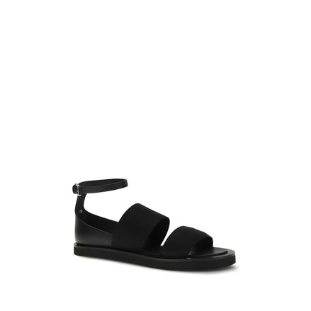 Max Mara Black Flat Sandals