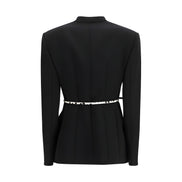 Max Mara Black Triacetate Coat